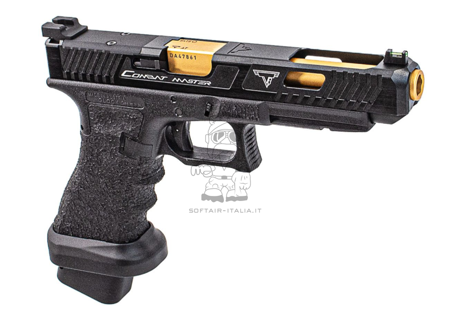 GHK Glock G34 Steel Slide TTI JW2 EMG MOS Combat Master GBB by GHK