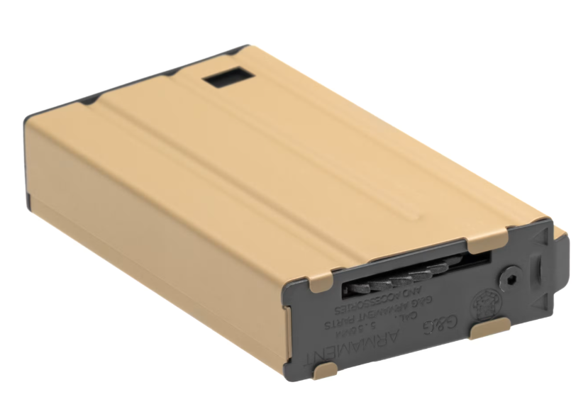 G&G 190bb Vietnam Style M4 - M16 Mid Cap Magazine Tan by G&G