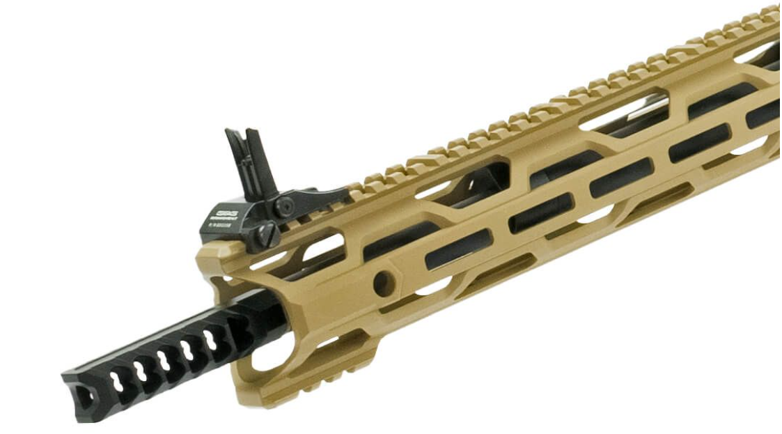 OFFERTE SPECIALI - SPECIAL OFFERS: G&G BAMF Kinetics Cobalt AR15 G2 M-LOK Recon ETU - Mosfet 3 Rounds Burst Tan Version AEG by G&G