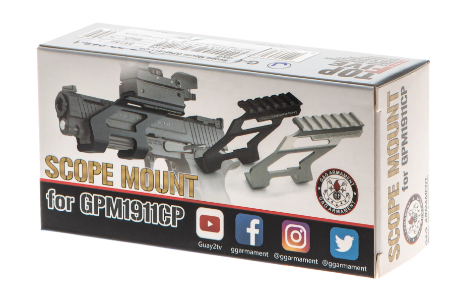 G&G GPM1911CP Pistol Scope Mount Staffa - Slitta Per Sistema di Puntamento per Pistola G-03-218 by G&G