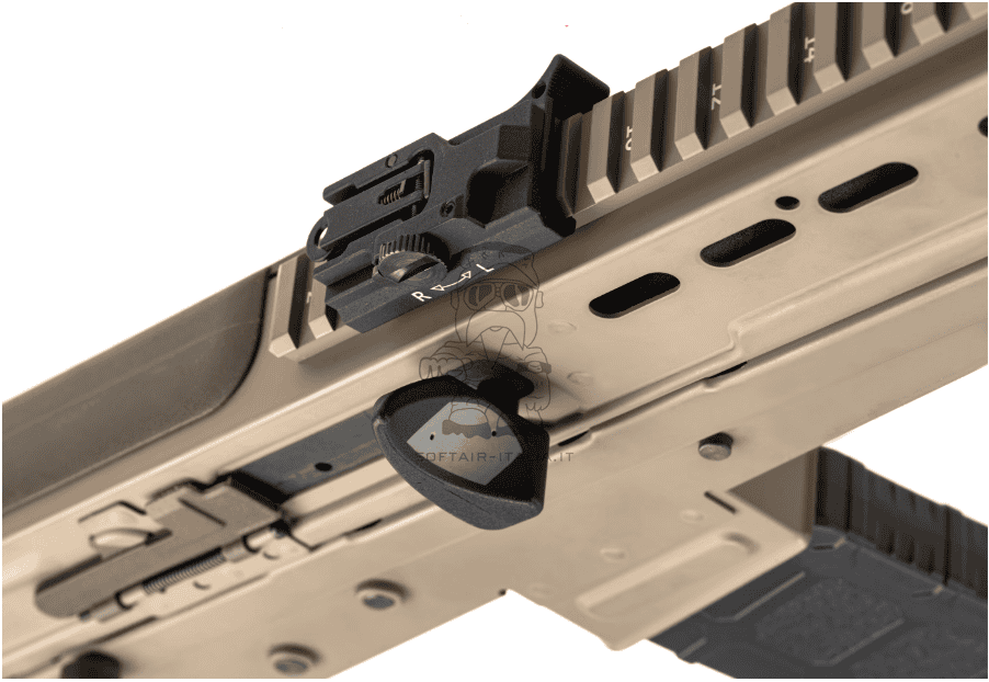 G&G L85 A3 M-LOK Aluminum Handguard & Metal Receivers ETU - Mosfet 3 Burst Dual Color AEG by G&G