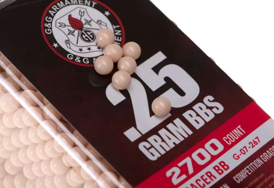 G&G Tracer Red bb 0,25 G-07-267 Pallini Tracer Rossi by G&G