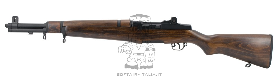 Garand M1 Tanker Army Version Full Wood & Metal AEG by A&K