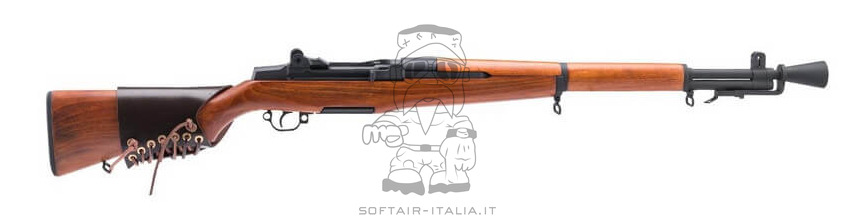 Garand M1D Sniper Steel M2 Flash Hider Full Wood & Metal AEG by A&K