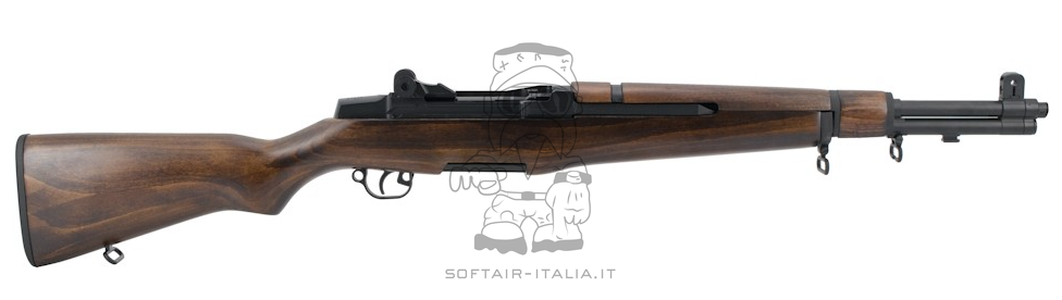 Garand M1 Tanker Army Version Full Wood & Metal AEG by A&K