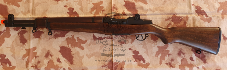 Garand M1 Tanker Army Version Full Wood & Metal AEG by A&K