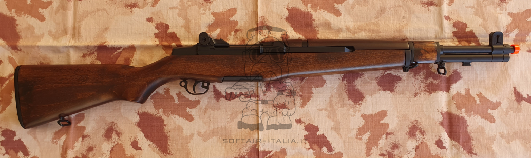 Garand M1 Tanker Army Version Full Wood & Metal AEG by A&K