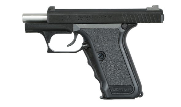 H&K HK P7 M13 9mm x 19 Full Metal GBB Gas BlowBack Airsoft Pistol by Umarex