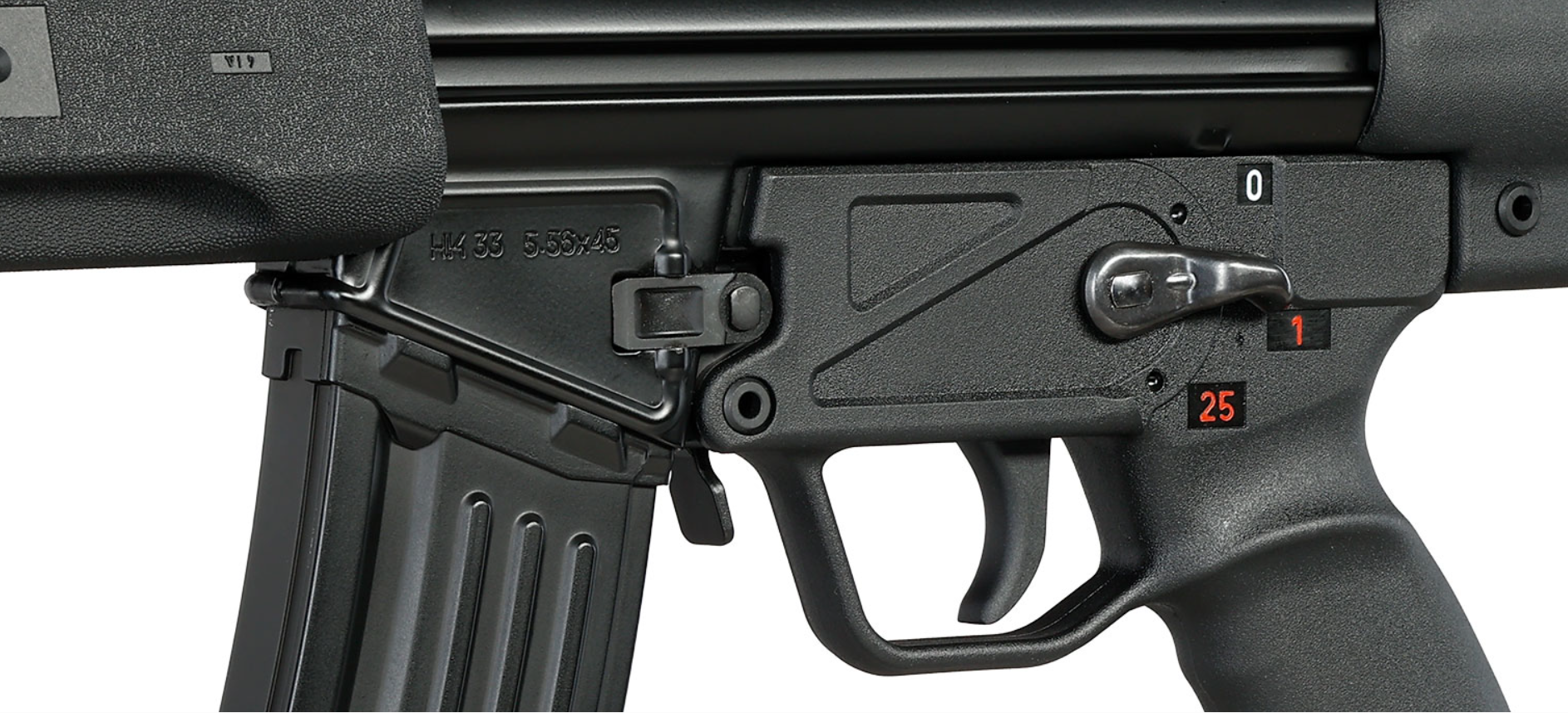 Heckler & Koch HK33 Steel Body 5,56 x 45mm NPAS Noise Pump Assist System GBBR Airsoft Rifle by VFC > Umarex
