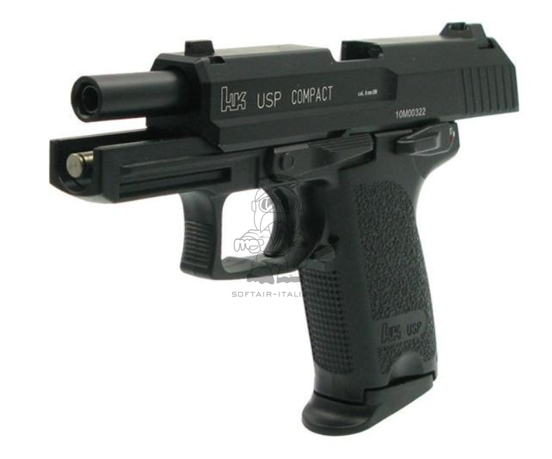 Heckler & Koch HK USP Compact 9mmx19 Metal Slide GBB Airsoft Pistol by KWA - Umarex
