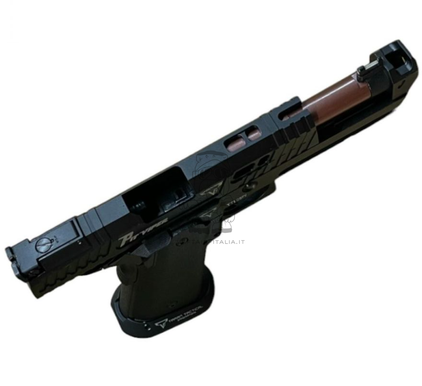 John Wick 4 TTI Taran Tactical Innovations Pit Viper GBB in Wood Case Collectors Edition by Double Bell