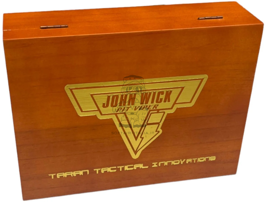John Wick 4 TTI Taran Tactical Innovations Pit Viper GBB in Wood Case Collectors Edition by Double Bell