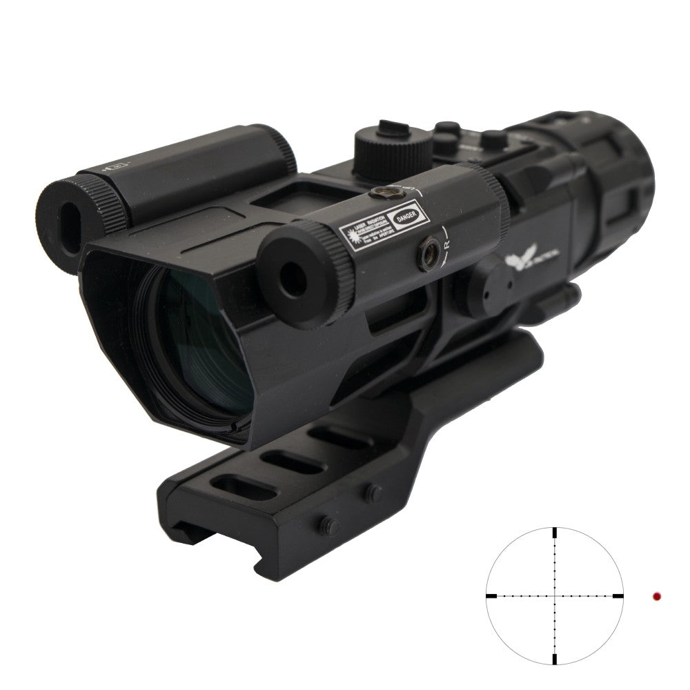 Js-Tacticla® Red Laser - Prismatic 4 x 32 Scope by Js-Tactical®