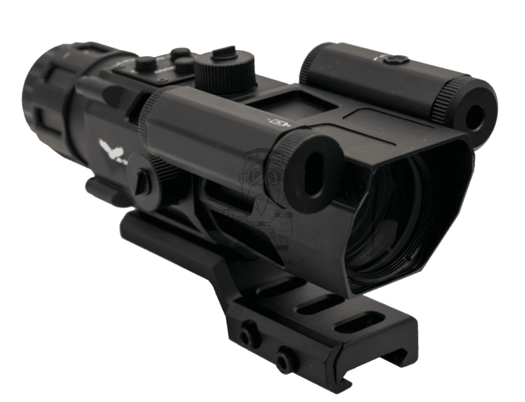 Js-Tacticla® Red Laser - Prismatic 4 x 32 Scope by Js-Tactical®