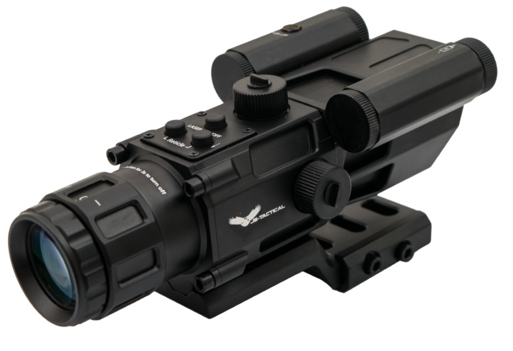 Js-Tacticla® Red Laser - Prismatic 4 x 32 Scope by Js-Tactical®