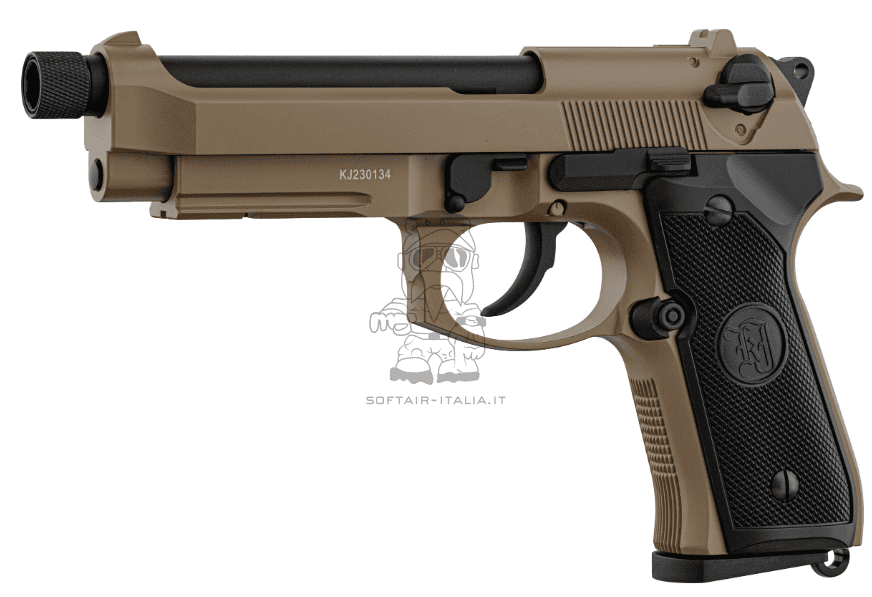 KJW M9A3 Type Dual Color Tan - Black Full Metal GBB Full Metal by KJW
