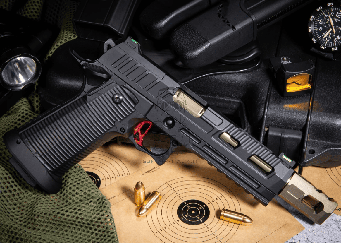 Kjw Hi-Capa KP-19 Optics Ready RMR GBB Gas Blow Back Airsoft Pistol by Kjw