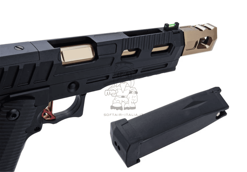Kjw Hi-Capa KP-19 Optics Ready RMR GBB Gas Blow Back Airsoft Pistol by Kjw