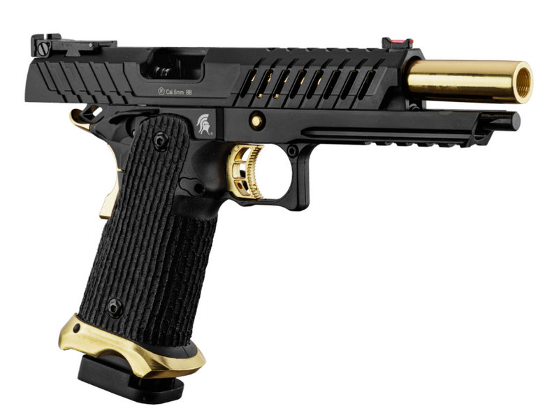 Lancer Tactical Knightshade Hi-Capa LTX6 Black - Gold GBB by Lancer Tactical