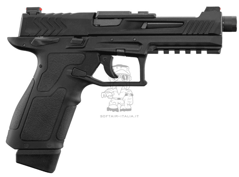 Lancer Tactical LTX Competition RMR Ready Metal Slide GBB Gas Blow Back Full Auto Airsoft Pistol by Lancer Tactical