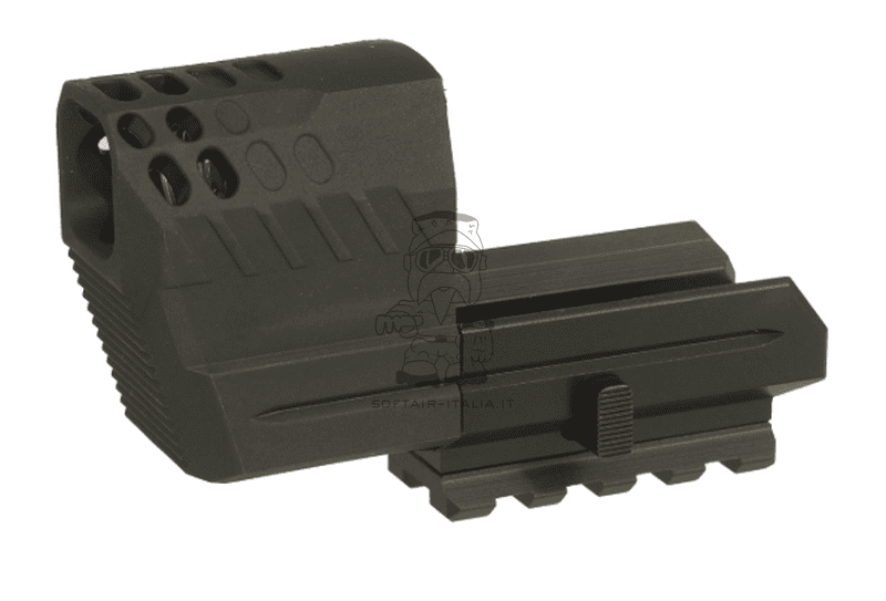 M18 Sig Sauer VFC GBB Pistol Spitfire Compensatore Tracer Flame Effect by 5KU®