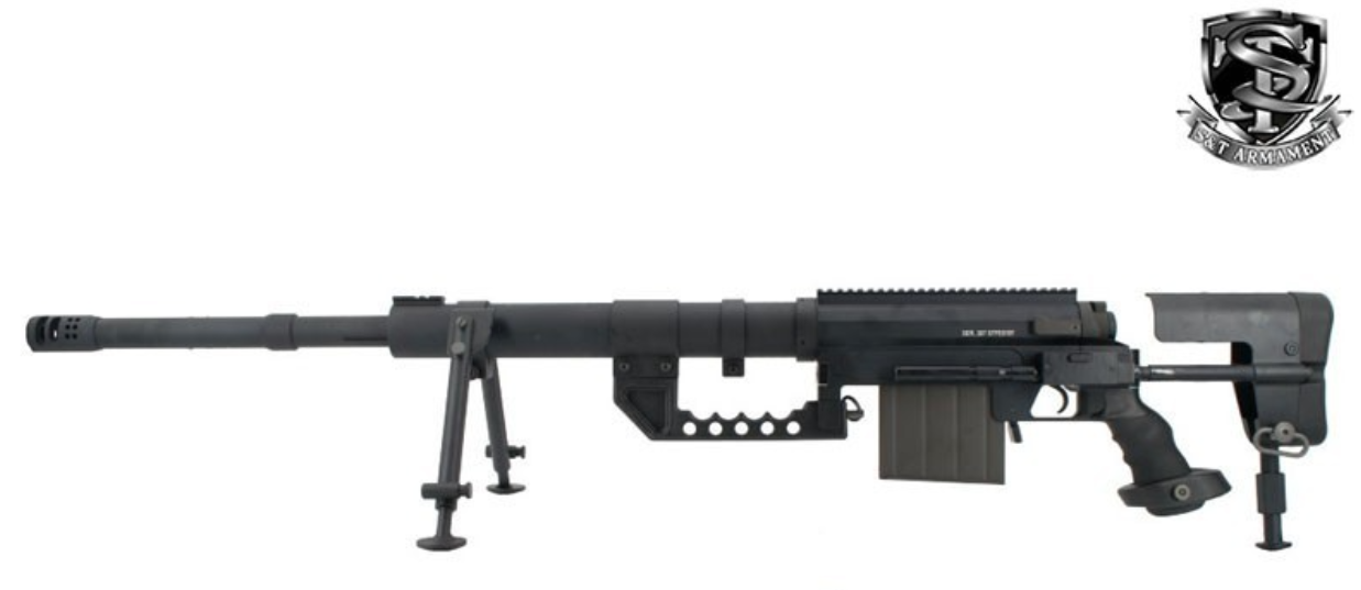 M200 Type ST200 Full Metal Sniper Spring Bolt Action Rifle with Hard Case by S&T