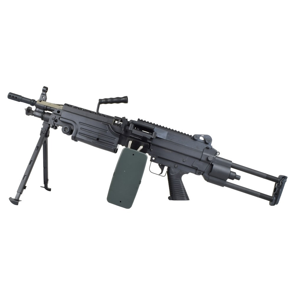 A&K M249 Parà LMG Paratrooper Polymer Light Machine Gun AEG by A&K