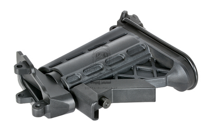 M249 Retractable Stock w. Aluminum Stock Pipe M249 Calcio Retrattile con Tubo Calcio in Alluminio by A&K