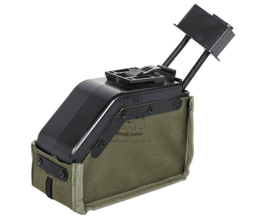 M249 SA-249 Sound Control & Auto 1500bb OD Box Magazine Specna Arms