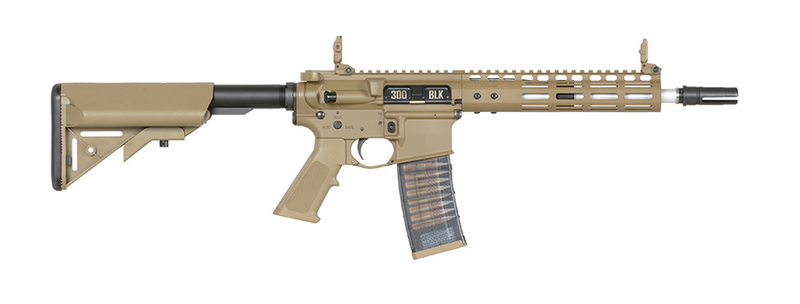 M4 - AR15 .300BLK NOVESKE N4 NSR9 GBBR 9" GEN III SHORTY Airsoft Replica Tan by EMG - Cyma