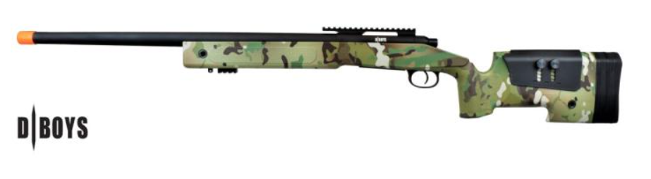 DBoys M40 M40A3 McMilan Repro Style MC Multicam Sniper Spring Bolt Action Rifle by DBoys