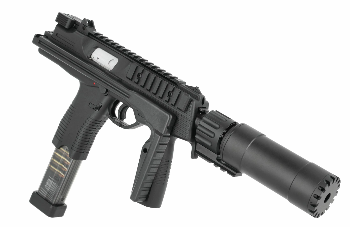 MARUYAMA MP-IX SMG Submachune Gun MP9 Type GBBR QD BT Style Silencer Tri-Lug by MARUYAMA