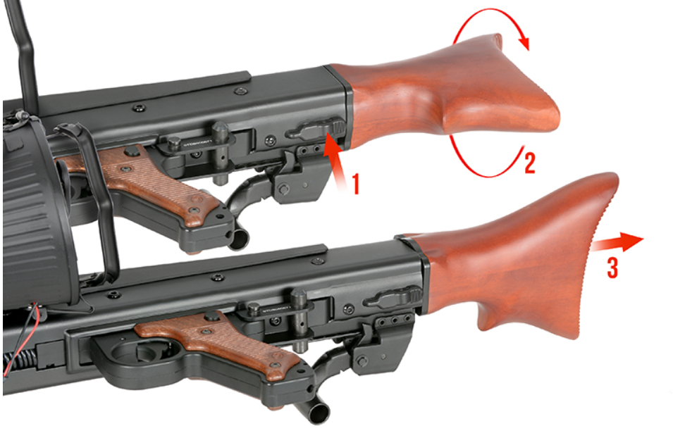 OFFERTE SPECIALI - SPECIAL OFFERS: MG42 Maschinengewehr 42 - STAEG23 Full Wood & Metal by AGM - S&T
