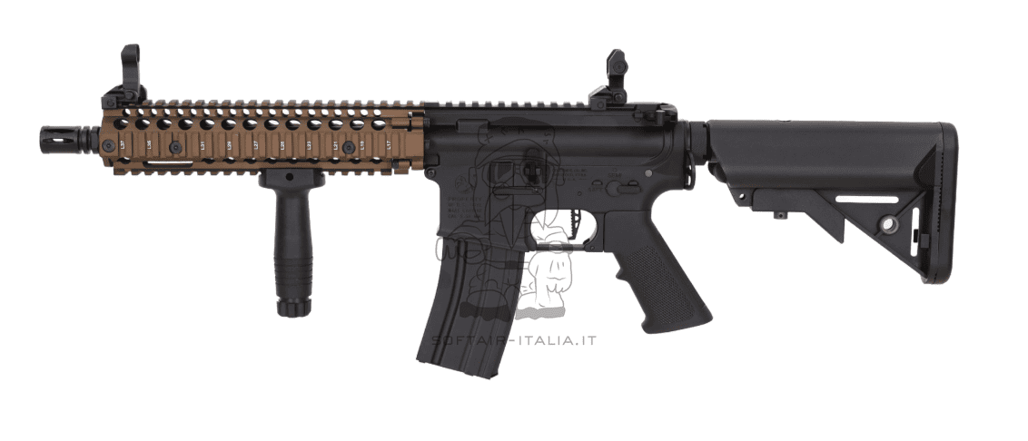 MK18 Daniel Defense Colt Licensed BLDC™ Brushless Direct Current Gate™ ASTER II Bluetooth® ETU Module SA-P19 EDGE 10,5 inch HAL²™ Chaos Bronze Dual Color DarkMatter™ High Speedmotor 27-35K by EMG Cybergun