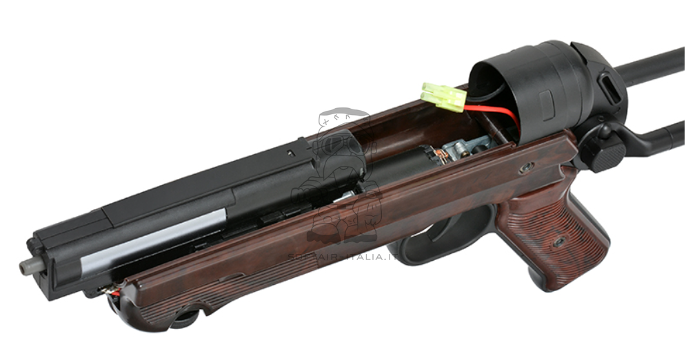 MP40 Oxidized Ancient Full Steel & Metal Bakelite Brown 1 Joule V3 AEG by AGM