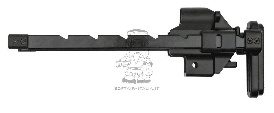 MP5 Calcio Retrattile Retractable Stock con Guide in Metallo by Snow Wolf