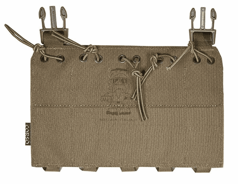 MP5 - MP7 Dagger 5 Magazines Pouch MC Multicam MOLLE Front Panel Porta Caricatori by CORSO Tactical