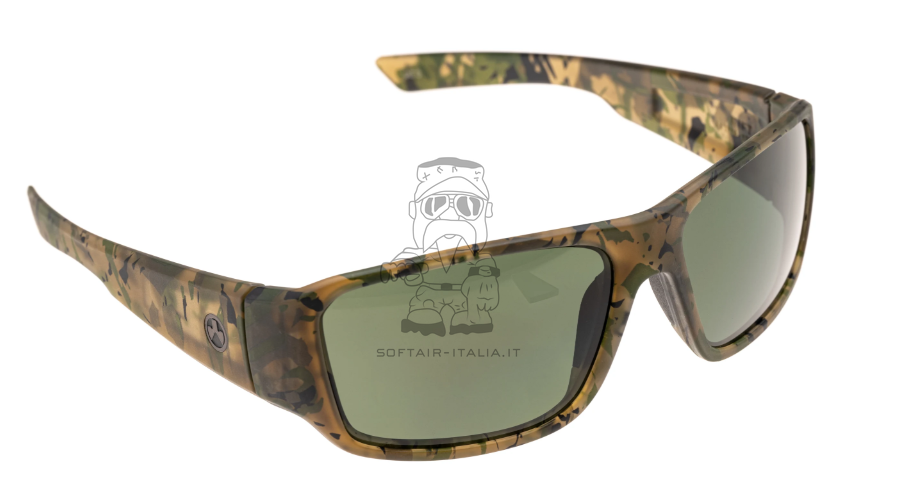 Magpul Ballistic ANSI Z87+ and MIL-PRF 32432 Camo Frame Grey Green Lens Rift Glasses by Magpul
