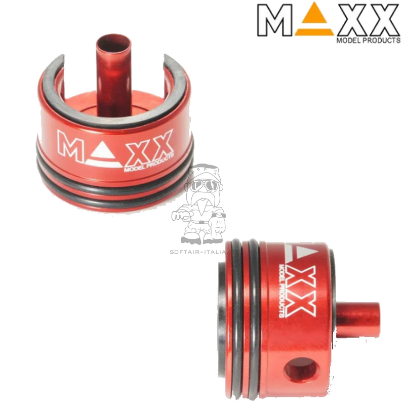 Maxx Model CNC Aluminum Double Air Seal & Damper AEG Cylinder Head V2-V3 Testa Cilindro by Maxx Model