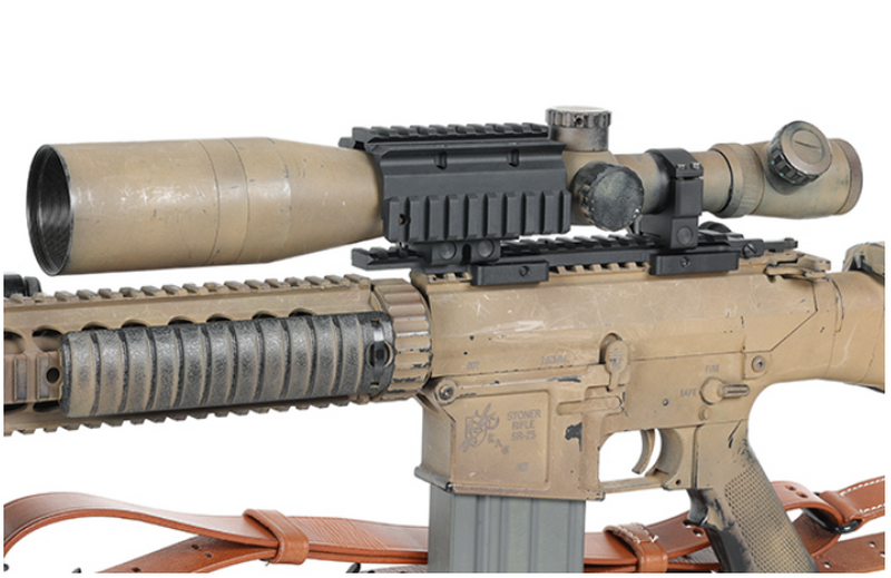 NADS Night Vision Adapter System 30mm (220mm) Scope Mount Ring Assembly KAC Style cal. 7,62 Replica by CGS