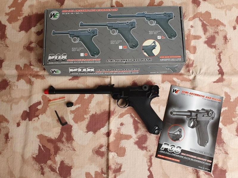 P08 8" L Full Metal GBB by We