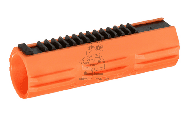 Pistone High Speed 14 Denti con Cremagliera in Acciaio By Slong Airsoft