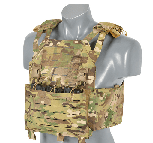 Plate Carrier - Body Armour MC Multicam Laser Cut Buckle Up M4 - AK Pouches 1000D Nylon by 8Fields