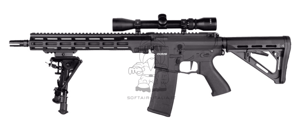 Rossi M4 Sentinel Sniper DMR Upsilon 12" ETU Custom AEG by Rossi Airsoft