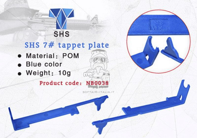 SHS M14 Tappet Plate Gen7 Astina Spingipallino V7 by SHS