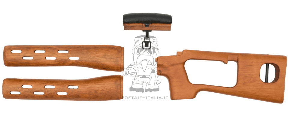 SWD - Dragunov Complete Wood Set Kit in Legno by Snow Wolf