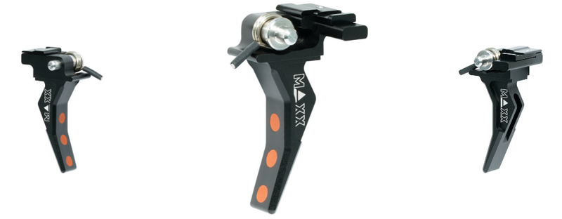 Scorpion EVO-3 CNC Aluminum Black Advanced Speed Trigger Style B by Maxx Model
