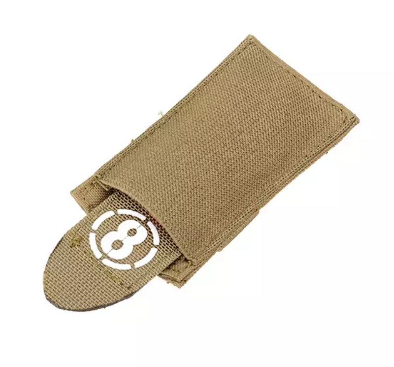8Fields Dead Red Rag MOLLE Tan Pouch by 8Fields