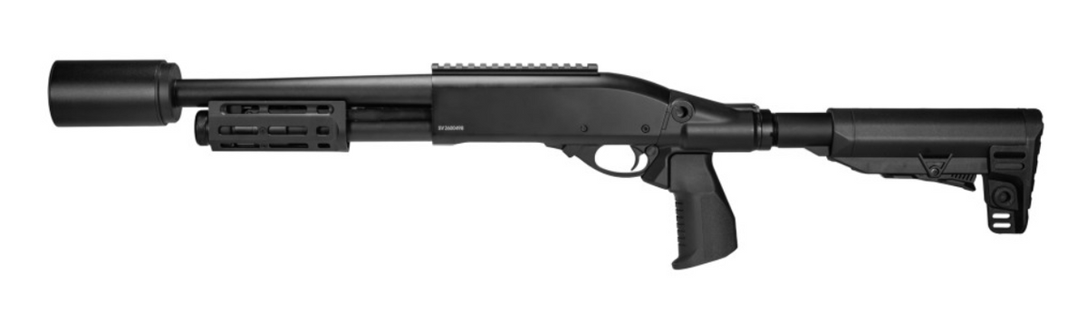 Secutor Arms Velites Invicta G-IX w.Suppressor Gas Shotgun 3 Barrels & 3 to 6bb Shot by Secutor Arms