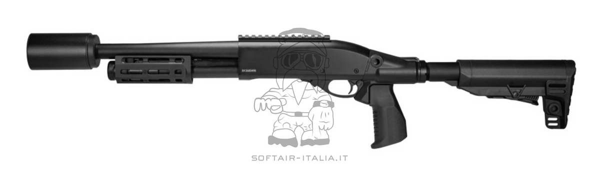 Secutor Arms Velites Invicta G-IX w.Suppressor Gas Shotgun 3 Barrels & 3 to 6bb Shot by Secutor Arms